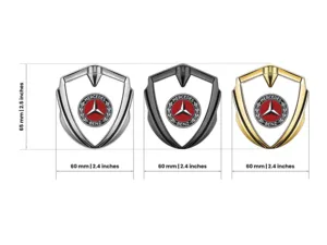Mercedes Insignias de Logo Coche de Lujo Diseño Max Inoxidable